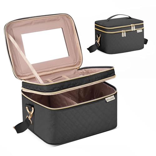 Double Layer Travel Makeup Bag Women