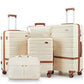 Luggage Sets with TSA Lock Hardside PC+ABS Carry On expandable Suitcase with Spinner Wheels Lightweight Rolling Travel Luggage Sets with YKK