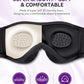 3D Sleep Headphones Bluetooth 5.4 Sleep Mask with HD Speakers