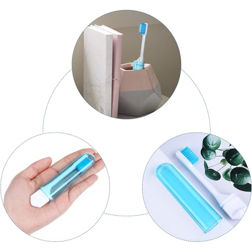 4 Pcs Travel Toothbrush Mini Foldable with Case