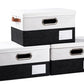 Storage Bins with Lids [3 (3 Count)