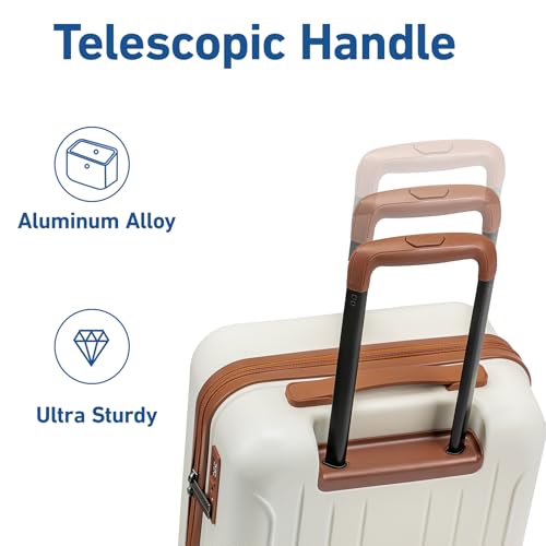 Carry on luggage 22x14x9 Airline Approved Hardshell Suitcase