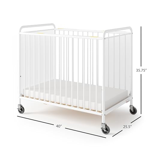 Chelsea Clearview Metal Compact Daycare Crib