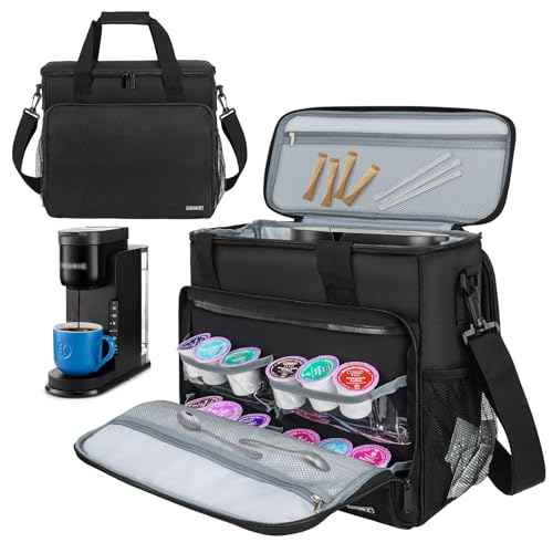 Travel Coffee Maker Carrying Bag Single Serve Coffee Maker Portable Storage Bag with Shoulder Strap