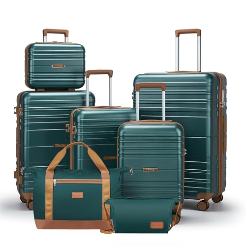 Luggage Sets with Spinner Wheels (7 Count)