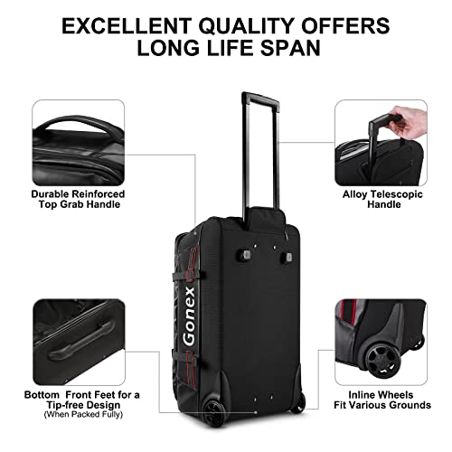 Rolling Duffle Bag with Wheels