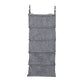 10 Pocket Double Hang Canvas Shoe Organizer Side‑by‑Side Hanging Storage
