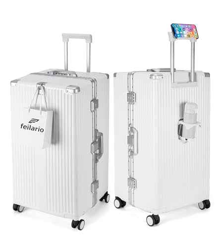 Super Large Aluminum Frame Checked Luggage