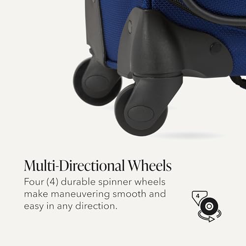 Sion Softside Expandable Spinner Luggage Durable Lightweight Travel Suitcase (3 Count)