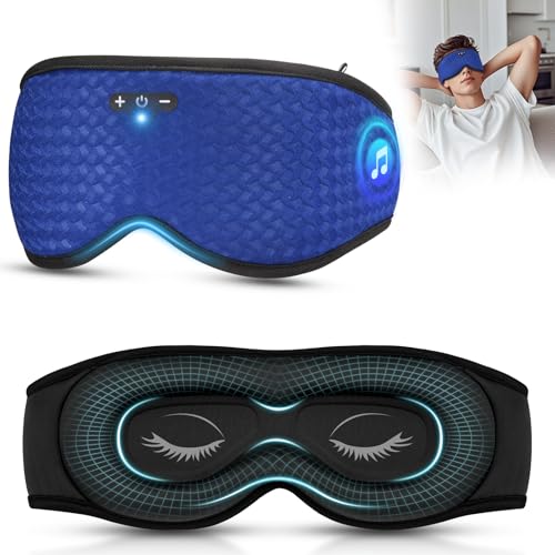 3D Sleep Mask with Bluetooth Headphones