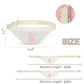Preppy Birthday Gifts for Women Lady Cute Initial Letter Fanny Pack Sling Bag Trendy Stuff Travel Essentials