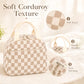 Lunch Bag for Women Men Cute Corduroy Lunch Tote Bags Reusable Insulated Lunch Box Large Capacity Reusable Insulated Cooler for Work Picnic or Travel