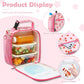Kids Lunch box Insulated Soft Bag Mini Cooler Back to School Thermal Meal Tote Kit for Girls