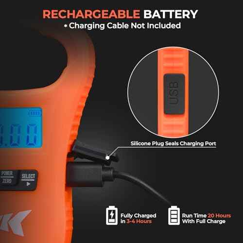 ToughTide USB Charging Fish Scale with Lip Gripper