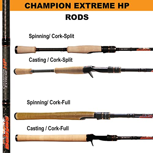 Champion Extreme HP Series 7’0” Casting Bass Fishing Rod DX702C