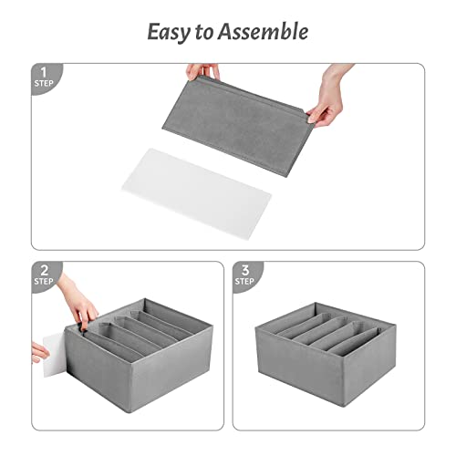 Jeans Drawer Organizers for Clothing (4 Count)