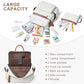 Vegan Leather Laptop Backpack for Women 15.6 inch Work Backpack Fashion Travel Backpack Purse for Travel College Work