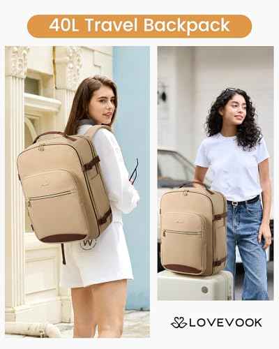 40L Travel Backpack Flight Approved Carry on Backpack
