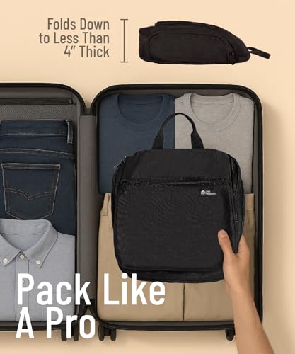 D&D Wanderlust Hanging Travel Toiletry Bag for Women & Men