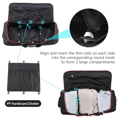 110L Expandable to 140L 32” Foldable Oxford Soft