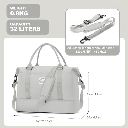 Spirit Airlines Personal Item Bag 18x14x8 Foldie Travel Duffel Bag Expandable Gym Sport Tote Foldable Carry On Overnight Waterproof Weekender Luggage Weekend Bags Airplanes Eessentials Women Men