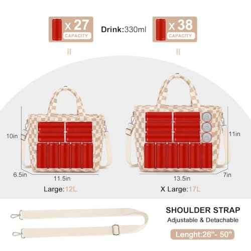 Insulated Lunch Box for Work with Cup Holder