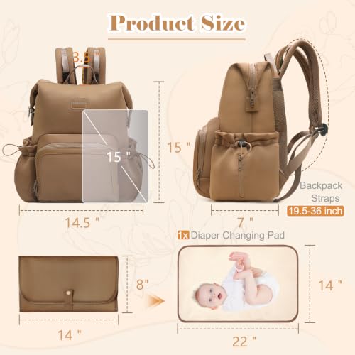 Diaper Bag Backpack Baby Bag Neoprene Bag Neoprene Backpack