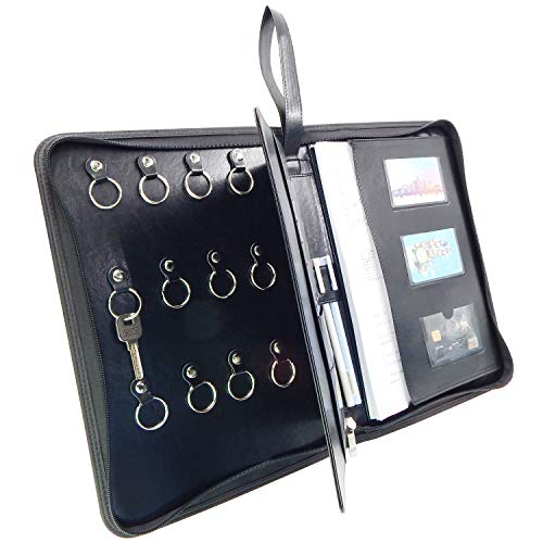 Leather Zippered Key Case