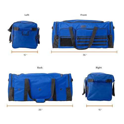 130L 36" Extra Large Heavy Duty Sports Equipment Storage Duffle Bag