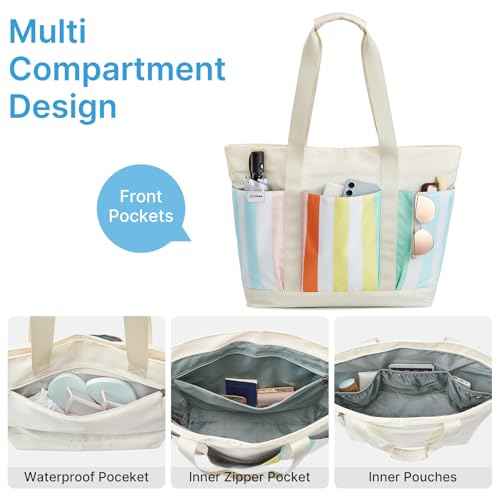 Beach Bag Waterproof Beach Tote Pool Bags for Women