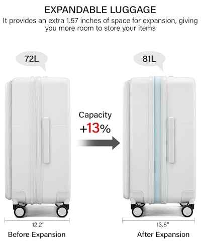 24 Inch Expandable Checked Luggage
