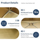 36 Inch Matte Gold Double Bowl Kitchen Sinks