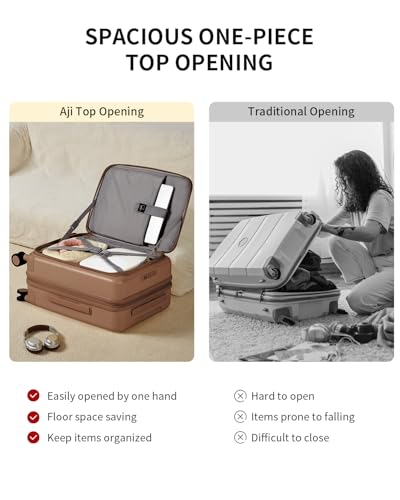 Expandable Top Opening Carry On Luggage Airline Approved