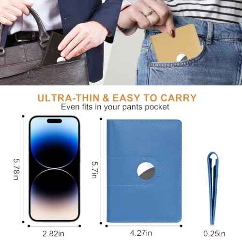 Full Grain Leather Passport Holder Cover for Men and Women Travel