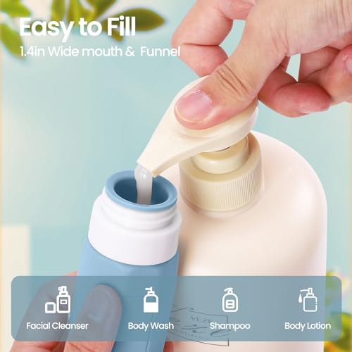 Travel Bottles for Toiletries 3oz (17 Count)