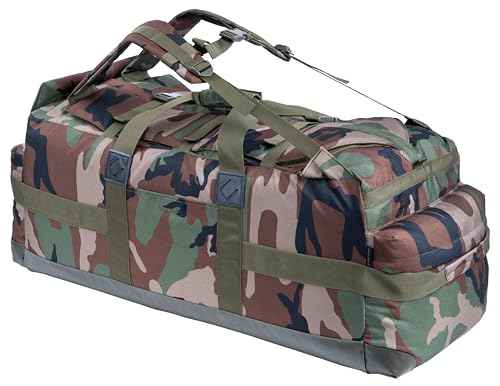 Large Military Duffle Bag Backpack Tactical Field Gear Equipment Duffel Bag Army Deployment Bag 85L