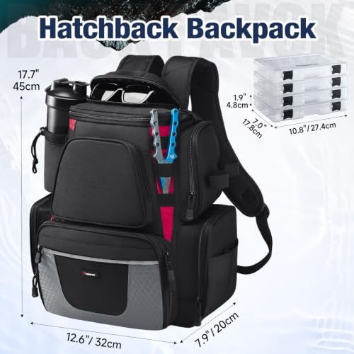 Fishing Backpack with 2 Rod Holders