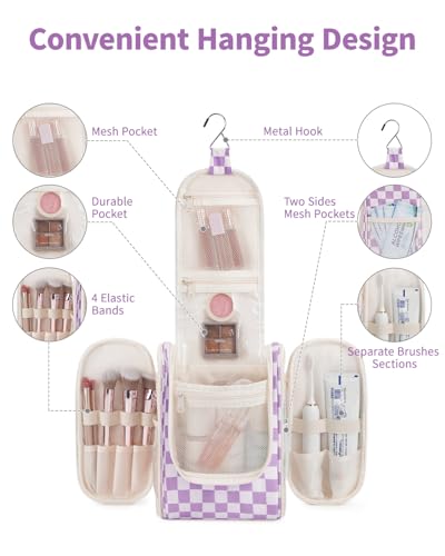 Small Hanging Travel Toiletry Bag for Women