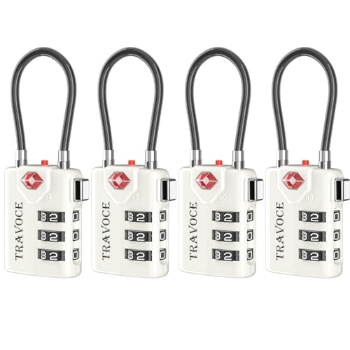 TSA Approved Luggage Locks (4 Count)