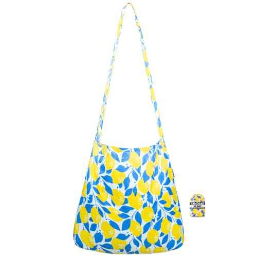 Sling 19L Foldable Packable Crossbody Grocery Bag for Men & Women