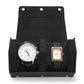 2 Slot Watch Box Black Hexagonal