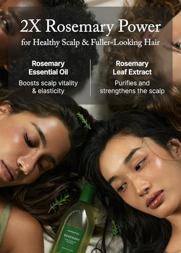 Rosemary Scalp Scaling Shampoo for Hair Growth (13.53 Fl Oz)