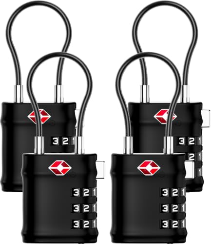 TSA Locks for Luggage (4 Count)