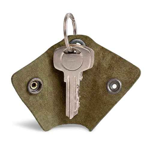 Full Grain Leather Wrap Keychain