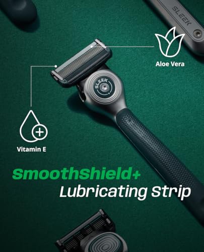 SLEEK 6 Blade Razor for Men with Multi (3 Count)