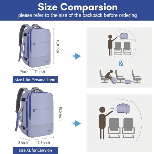 Large Travel Backpack for Men Women
