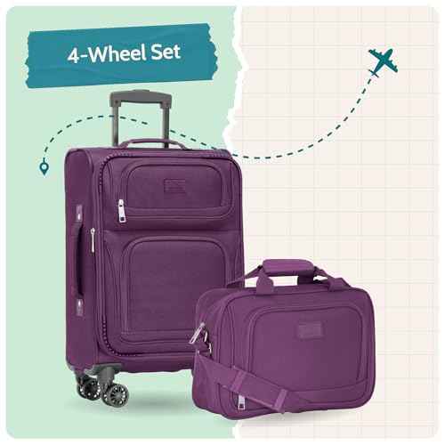 Rio Lightweight Softside Rolling Carry (2 Piece)