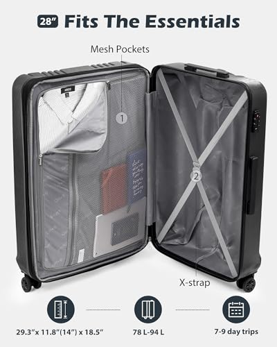 PC+ABS Hardshell Luggage