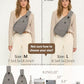 Crossbody Bags for Women Men Trendy Sling Bag Backpack Chest Bag