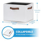 Large Fabric Storage Bins with 3 Handles